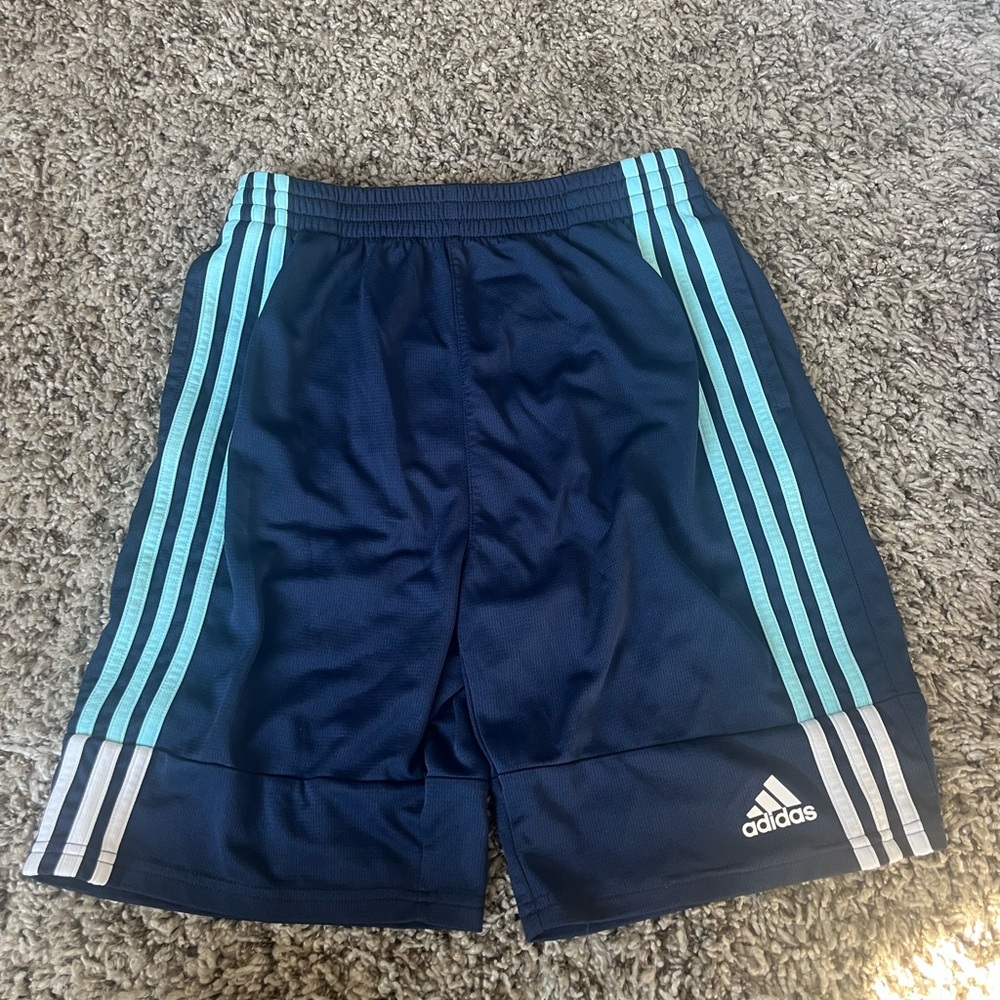 Excellent condition blue adidas shorts